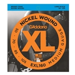 Daddario   EXL160  Electric Bass Strings, Long Scale, Medium .050-.105