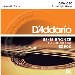 Daddario   EJ15  Extra Light Acoustic Strings
