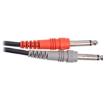 Hosa   CPP202  Unbalanced Dual 1/4" Cable 6'