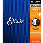 Elixir   12102  Medium Electric Nickel Wound, Nanoweb Strings