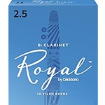 Rico Royal   10RRC25  Royal Clarinet Reeds #2.5 10 box