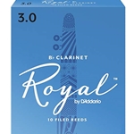 Rico Royal   10RRC3  Royal Clarinet Reeds #3 10 box