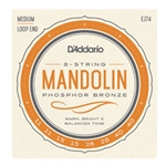 Daddario   EJ74  Mandolin Strings, Phosphor Bronze, Medium 11-40