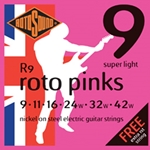 Rotosound   R9  Roto Pinks 9-42 Electric Guitar Strings