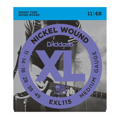 Daddario EXL115 Jazz/Blues, Nickel Wound ,Electric Guitar Strings 11-49