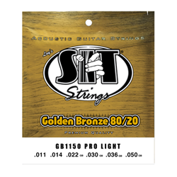 SIT   GB1150  Golden Bronze Pro-Light Acoustic Set