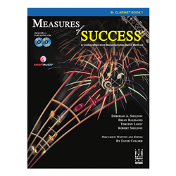 Measures of Success Clarinet Book 1 w/ smart music