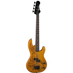 Luna   TAT30  Tattoo Electric Bass 30 Inch Scale