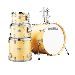 Yamaha   TMP2F4BTS  Tour Custom Shell Pack - Maple Shell Pack with 10" and 12" Toms, 16" Floor Tom, and 22" Bass Drum - Butterscotch Satin