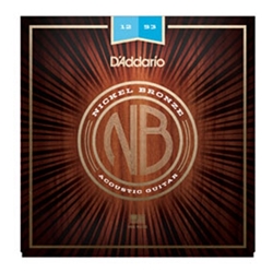 Daddario   NB1253  Nickle Bronze Light 12-53 Acoustic Strings
