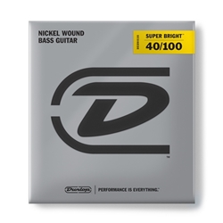 Dunlop   DBSBN40100  Super Bright Bass Strings, 40-100