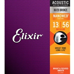 Elixir   11102  Mediums 13-56 Nanoweb Acoustic